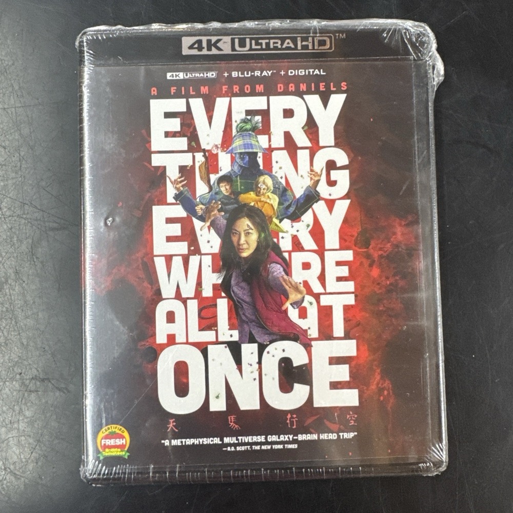 Everything Everywhere All at Once (4K Ultra HD + Blu-ray + Digital, 2022) NEW